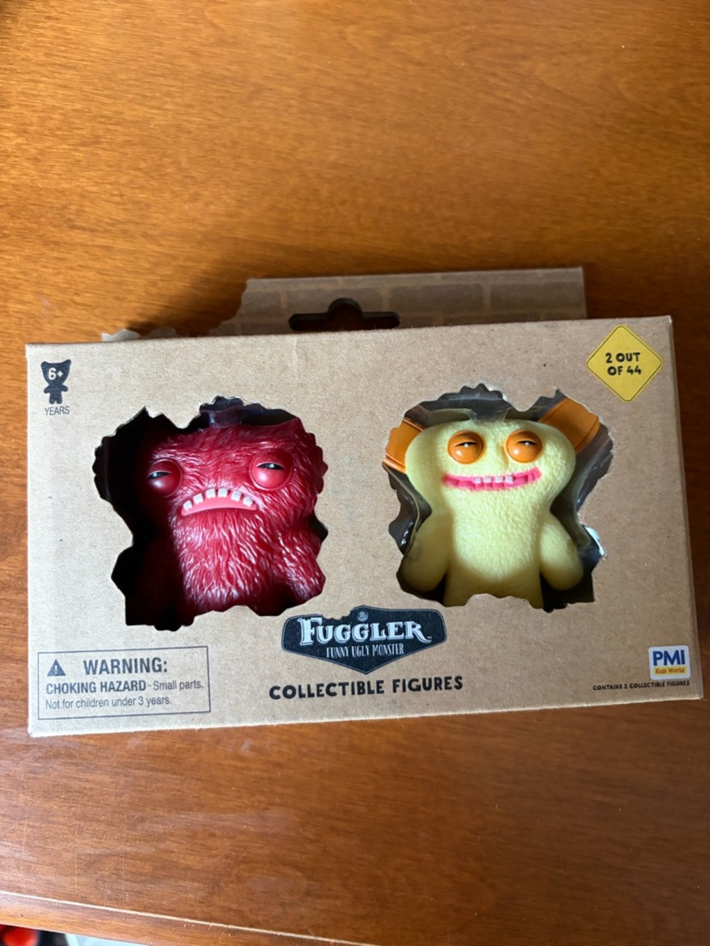 Fuggler Collectible Figures Duo - Red & Yellow Monster Set